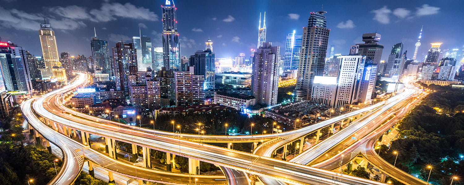 Shanghai at night