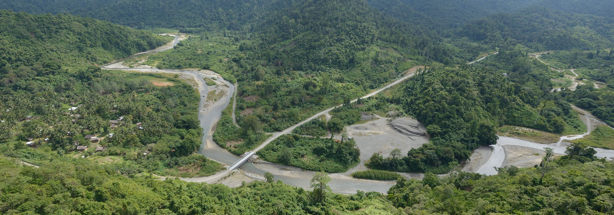 View of hills